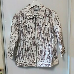 Chicos zip jacket (giraffe)